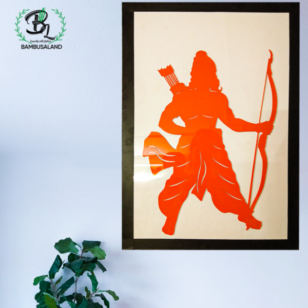 Ayodhya Lord Ram Wall Hanging with Illuminated LED Light