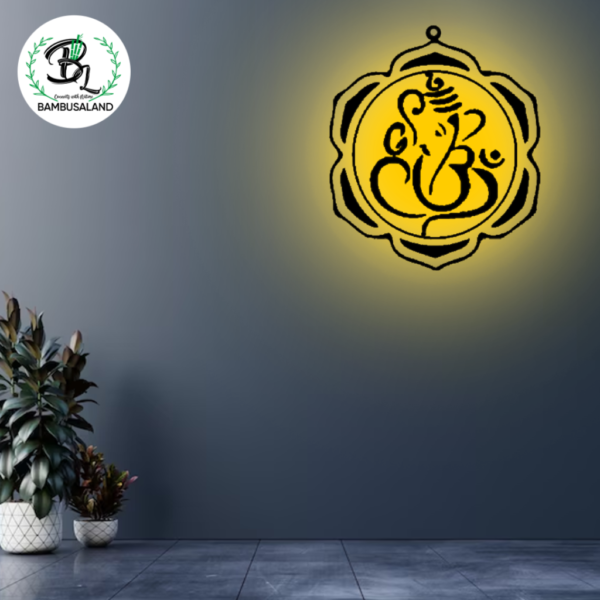 Elegant Lord Ganesha Wall Decor with Illumination